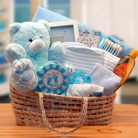 Our Precious Baby Gift Baskets - Blue (Sm) - Mygiftstore